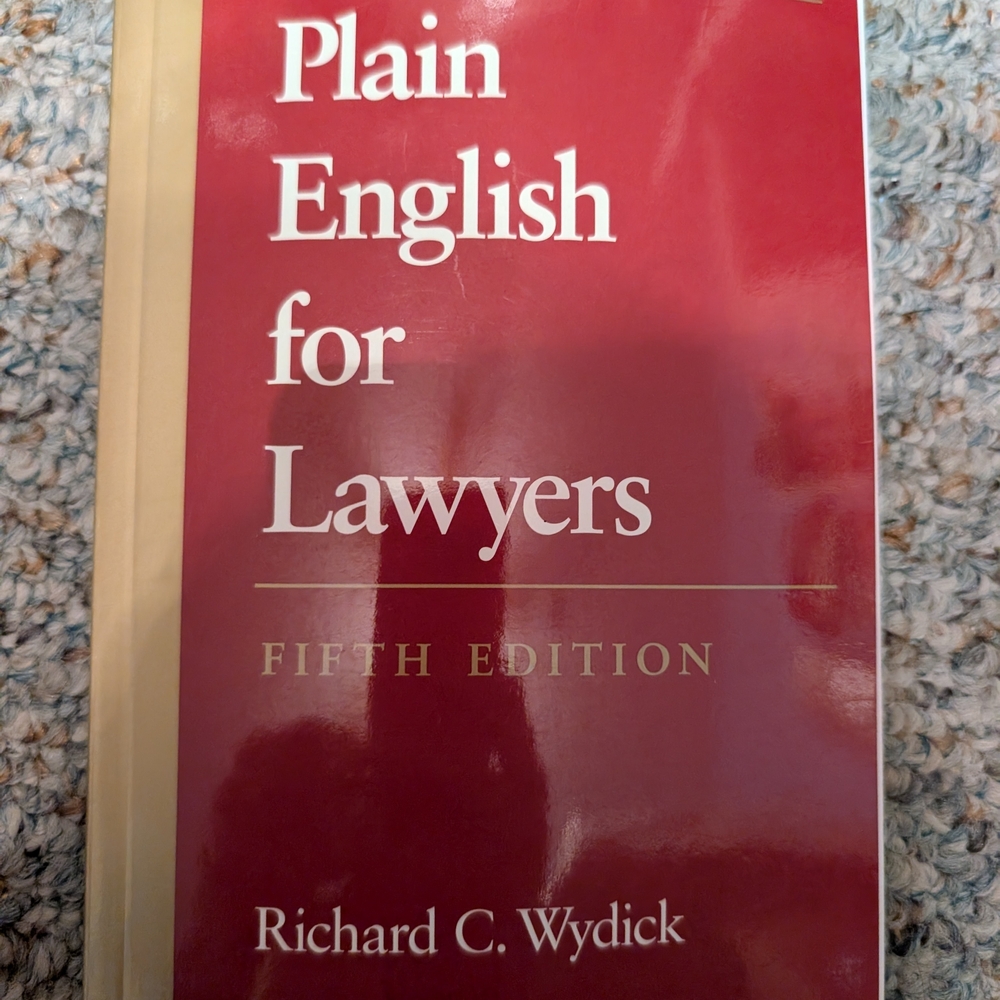 Plain English for Lawyers - Fifth Edition